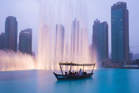 Dubai Fountains Show Lake Ride