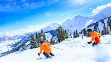 Chamonix Alpine skiing and Mont Blanc views